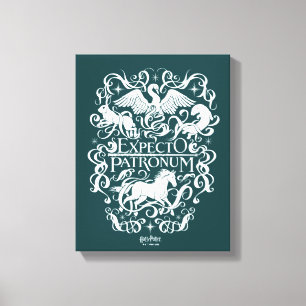 Toile Graphique Filigree de Patronum d'Expecto