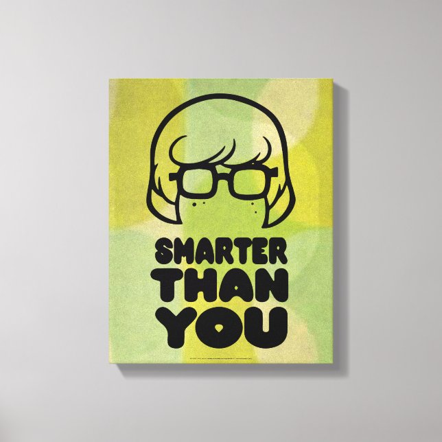 Toile Graphique Velma "plus intelligent que vous" (Recto)