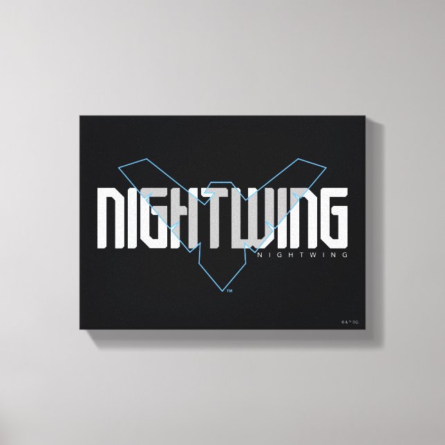 Toile Graphisme du nom Hi-Tech de Nightwing (Recto)
