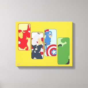 Toile Graphisme Iconique Avengers