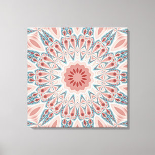 Toile Grattez moderne Kaleidoscope Mandala art fractal