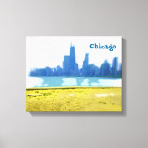Toile Graveurs Skyscrapers de Chicago