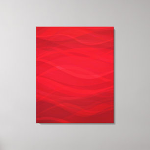 Toile Gravure rouge vagues abstrait graphique triptyque 