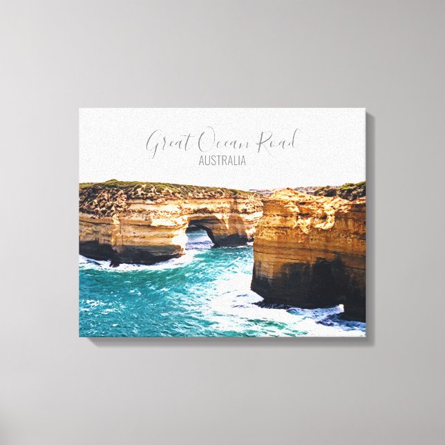 Toile Great Ocean Road Victoria Australie (Recto)