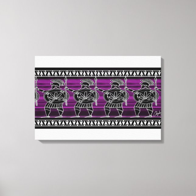 Toile Grec Black (Recto)