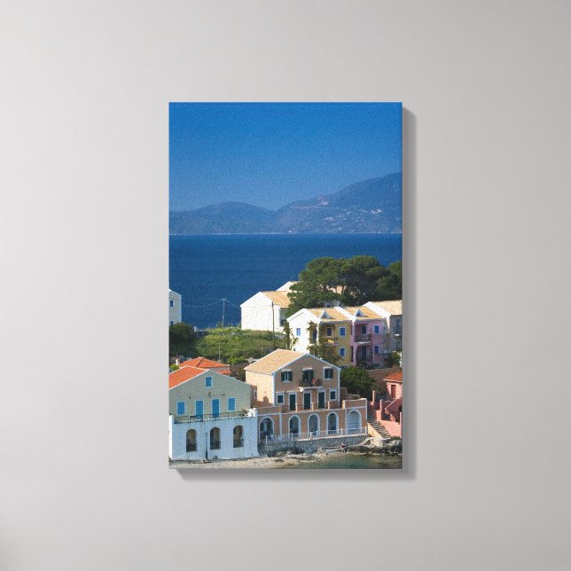 Toile GRÈCE, Ioniennes, KEFALONIE, Assos : (Recto)