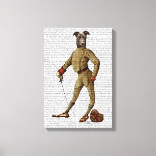 Toile Greyhound Fencer Dark Full