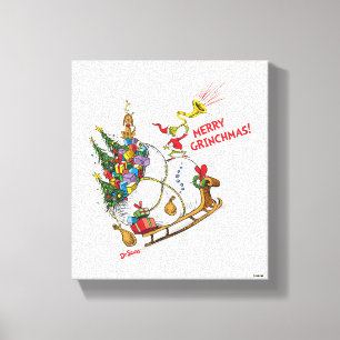 Toile Grinch classique   Joyeux Grinchmas !