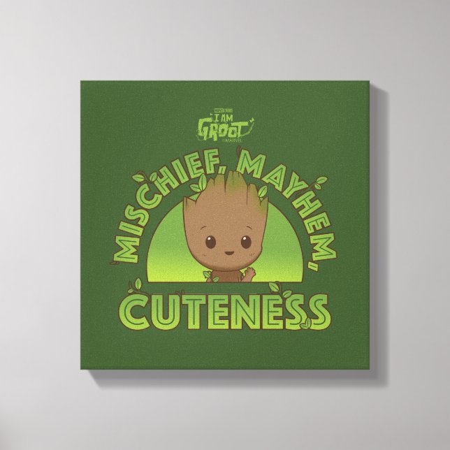 Toile Groot - Mauvais, Mayhem, Mignité (Recto)