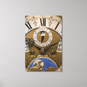 Toile Gros plan sur une vieille horloge, Allemagne