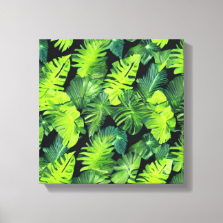 Toile Groupe de Feuilles verts