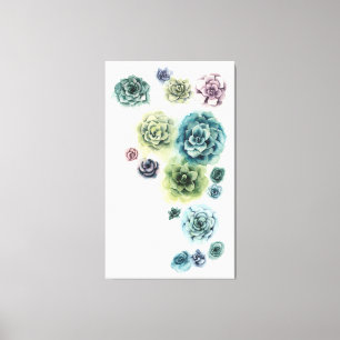 Toile Groupe de succulents