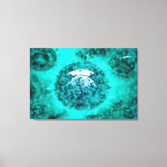 Toile Groupe De Virus H5N1 Avec Vue Glasseuse 2 (Recto)