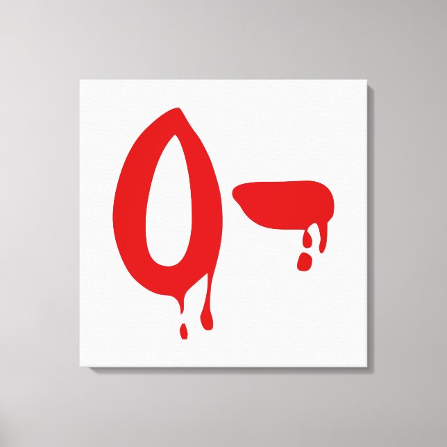 Toile Groupe Sanitaire O- Hôpital Négatif #Horror (Recto)