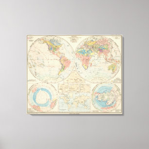 Toile Grund u Boden - carte d'atlas de sol