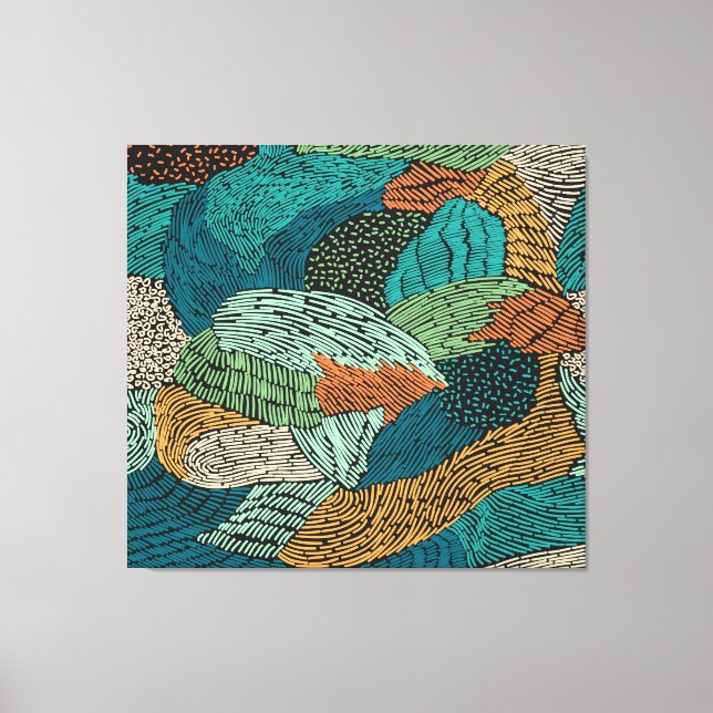 Toile Grunge Abstrait : Conception Motif transparente. (Recto)