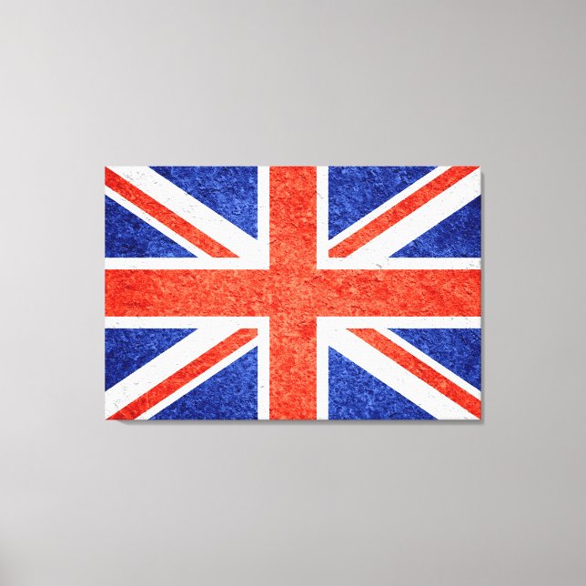Toile Grunge Royaume-Uni Drapeau 2 (Recto)