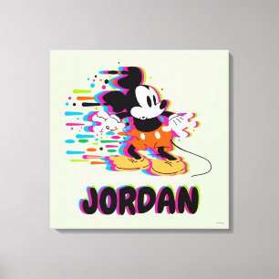 Toile Guerre de peinture de Mickey Mouse