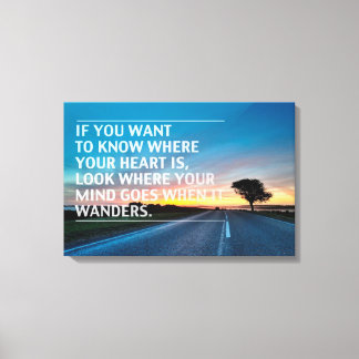 Toile Guillemets inspirants et motivants