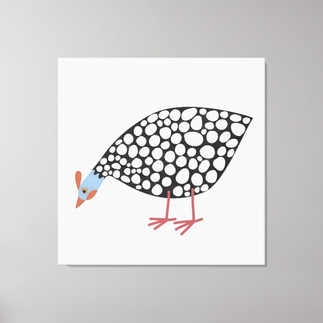 Toile Guinée Fowl Bird (Recto)