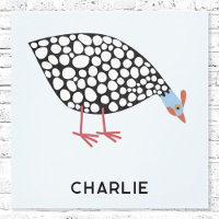 Guinée Fowl Bird Personnalisé