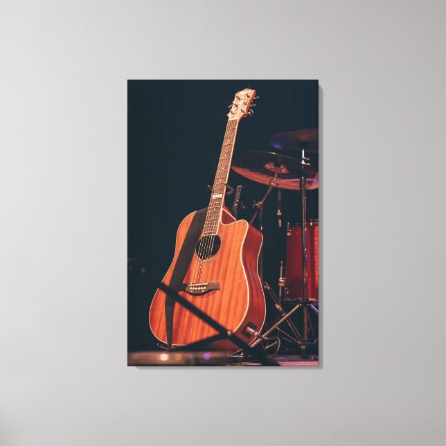 Toile Guitare acoustique cool (Recto)