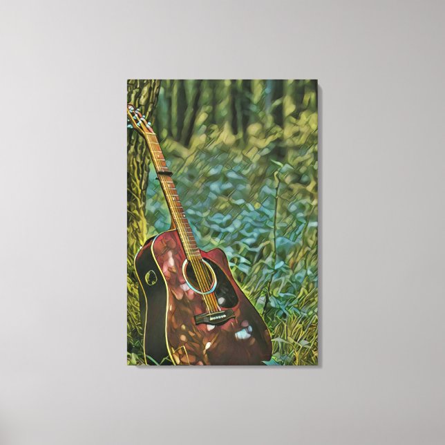 Toile Guitariste Birthday (Recto)