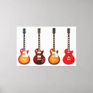 Toile GUITARS ÉLECTRIQUES ICONIQUES 40x60