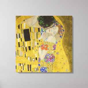 Toile Gustav Klimt - Le baiser