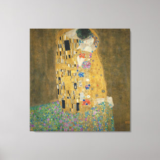 Toile Gustav Klimt - Le baiser