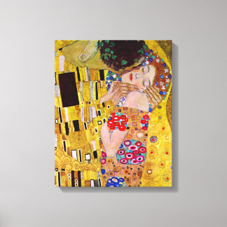 Toile Gustav Klimt - Le baiser
