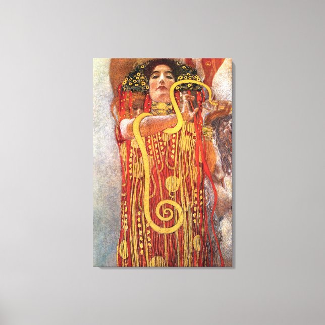 Toile Gustav Klimt - Médecine de l'hygiène Déesse de la  (Recto)