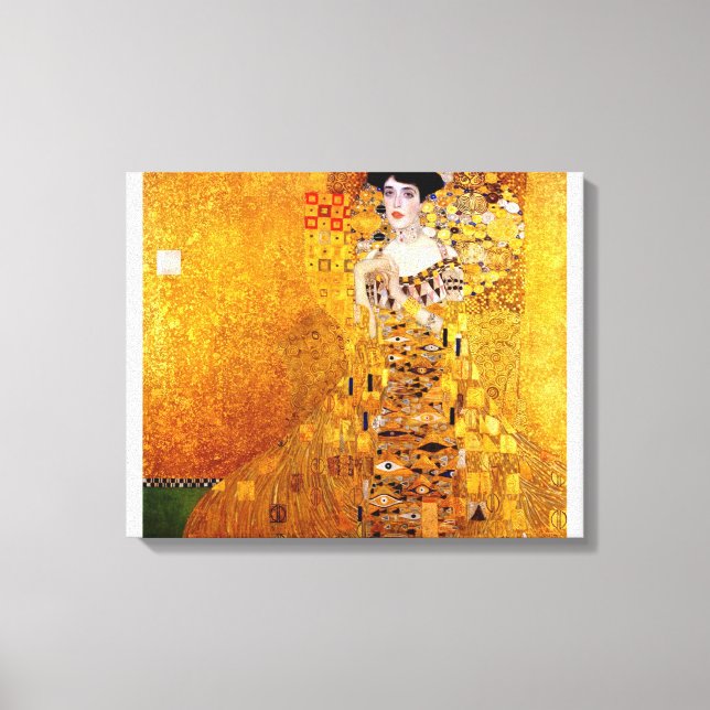 Toile Gustav Klimt Portrait d'Adele Bloch-Bauer (Recto)