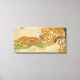 Toile Gustav Klimt - serpents d'eau (amis) II