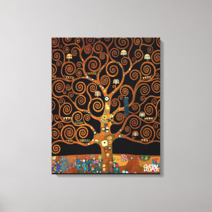 Toile Gustav Klimt - Sous l'arbre de vie