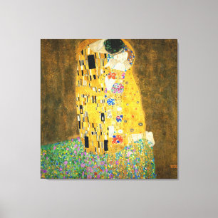 Toile Gustav Klimt The Kiss Vintage