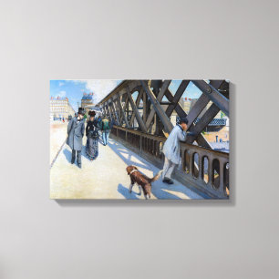 Toile Gustave Caillebotte - Le Pont de l'Europe