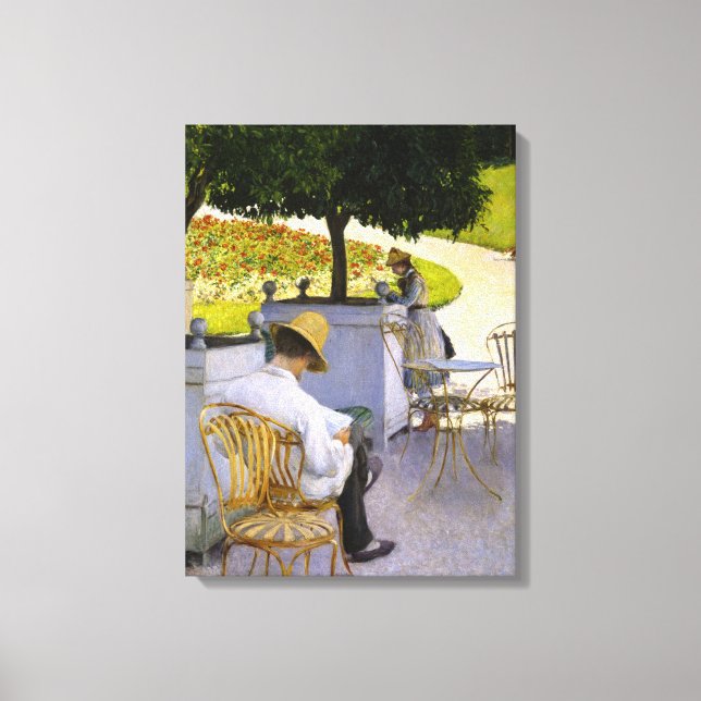 Toile Gustave Caillebotte - Les Orangers (Recto)