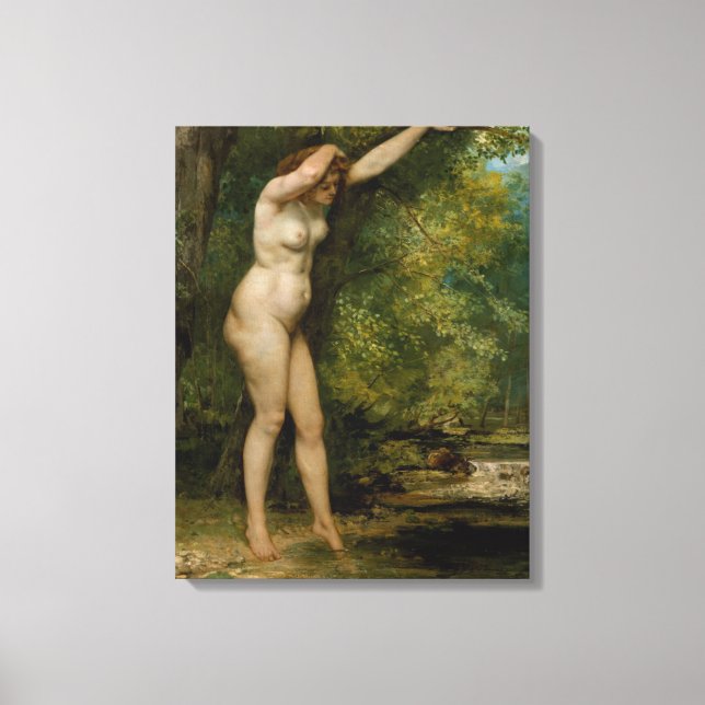 Toile Gustave Courbet | Le jeune Béton (Recto)