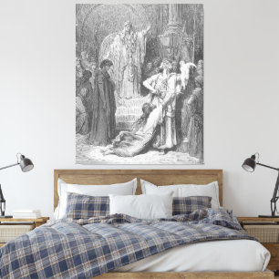 Toile Gustave Doré - Le Jugement de Salomon