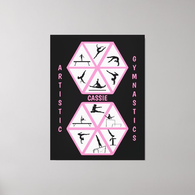 Toile Gymnastique artistique Hexagon (Recto)