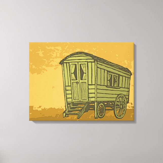 Toile Gypsy caravan (Recto)