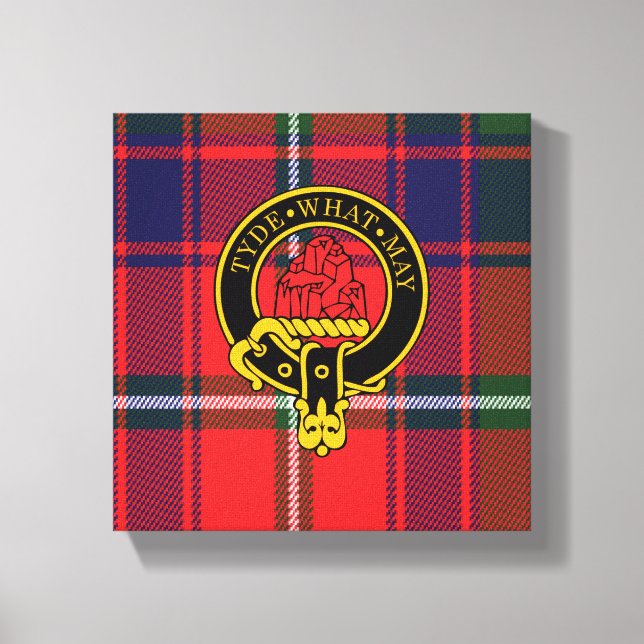 Toile Haig Scottish Crest et Tartan Canvas (Recto)