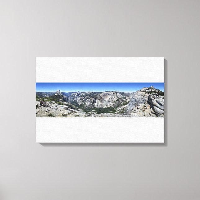 Toile Half Dome et Yosemite Valley - Yosemite (Recto)