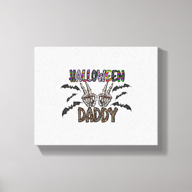Toile Halloween papa (Recto)