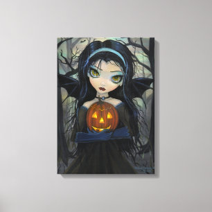 Toile Halloween Vampire October Woods