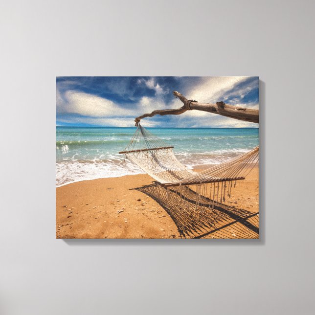 Toile Hamac sur le rivage (Recto)