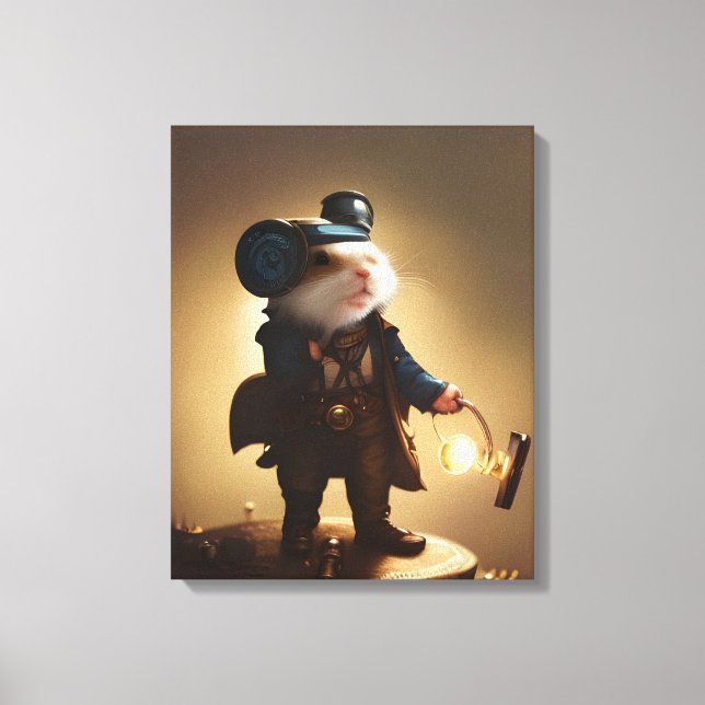Toile Hamster Steampunk (Recto)