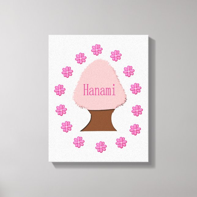 Toile Hanami Cerisier japonais (Recto)