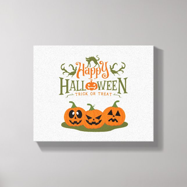 Toile Happy Halloween - Halloween Cool (Recto)